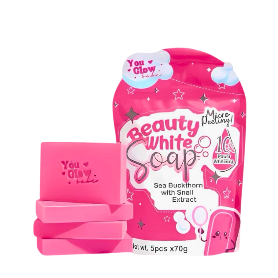 You Glow Babe, Micro Peeling Beauty White Soap 70g 5pcs pack You Glow Babe, Micro Peeling Beauty White Soap 70g 5pcs pack